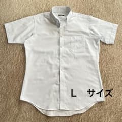 SUIT SELECT スーツセレクトワイシャツ L ボタンダウン半袖 薄水色のサムネイル