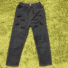 プチマイン　リボン付きデニム　120