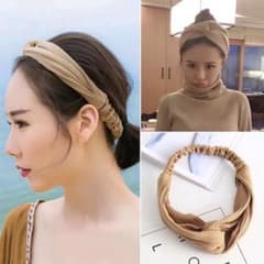 ヘアターバン クロス ヘアーバン髪飾リのサムネイル