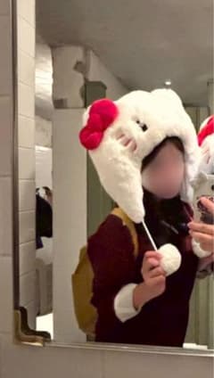 USJ ハローキティ 被り物 帽子のサムネイル