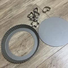 22㎝タルト型 底取れ式 クッキー型 セットのサムネイル