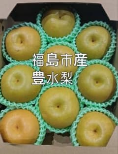 本場　福島市産 豊水梨 大玉 9玉入 - 2