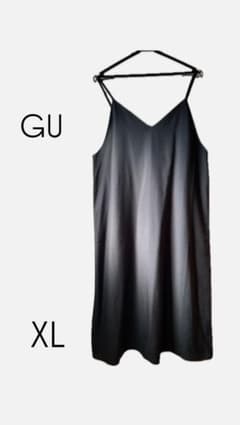 GU ブラック XL キャミワンピースのサムネイル