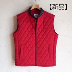 【新品未使用】ザラ匿名発送ZARAキルティングベスト赤×黒ジレのサムネイル