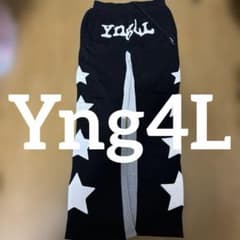 Yng4L Sサイズ　yvngboi P着用モデル　フレアパンツのサムネイル