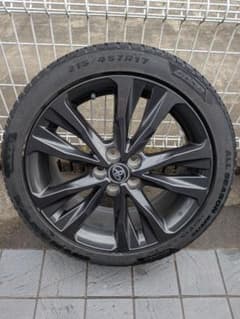 カローラツーリングW×B純正17インアルミホイール4本セット 215/45R17