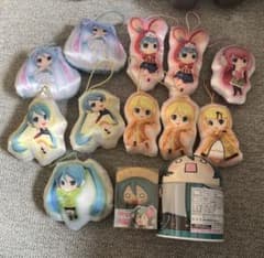 初音ミク マスコットクリーナー11個＆初音ミク×ピタミン＆はちゅねミク缶のサムネイル