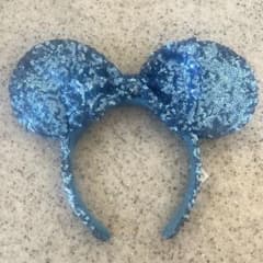ディズニー カチューシャ スパンコール ブルーのサムネイル