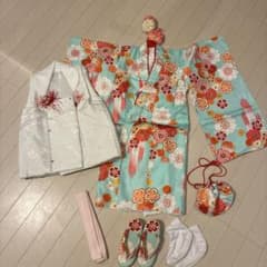 七五三着物女の子　三歳のサムネイル