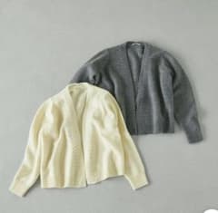 北欧、暮らしの道具店　ケーブル編みのカーディガンのサムネイル