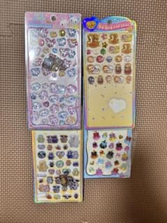 正規品難ありうるちゅる POP SEAL ステッカー 4種セットのサムネイル