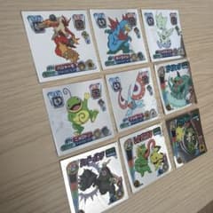 ポケットモンスター ポケモンシール列伝　9枚セットのサムネイル