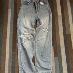 H&M 90'S BAGGY JEANS ダメージデニムパンツのサムネイル