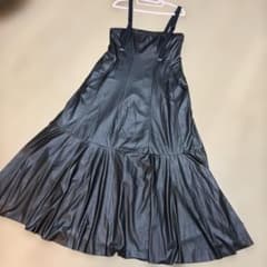 ココディール　レザーキャミワンピース