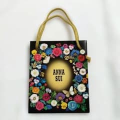 ANNA SUI 紙袋 カラフル ローズ柄 ショッパーのサムネイル