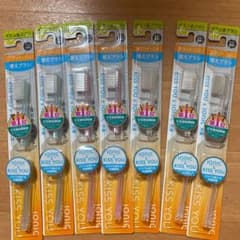 キスユーイオン歯ブラシ　フラットスリム　ふつう　替ブラシ　2本入×7のサムネイル