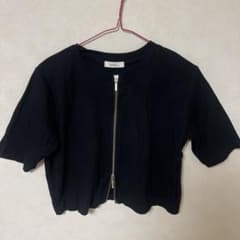 earth music&ecology フロントジップ 半袖Tシャツのサムネイル
