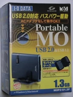 1.3G MOポータブルドライブとMO ディスクのセット販売のサムネイル