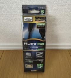 OHM HDMIミニケーブル mini 1.5m VIS-C15M-K