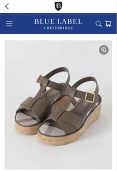 【ゆにこ】BLUE LABEL CRESTBRIDGE 厚底サンダル ゆにこ様専用】BLUE LABEL CRESTBRIDGE 厚底サンダル - メルカリ
