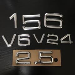 アルファロメオ156 2.5 V6用　リアエンブレム一式のサムネイル