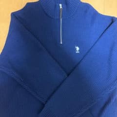 U.S. POLO ASSN. ハーフジップ ニット セーター