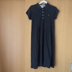 coen DAILY CLOTHING ポロワンピース ブラック Mのサムネイル
