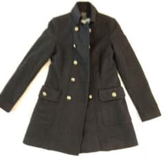 ZARA Warm Wear TRF ダークネイビー コートのサムネイル