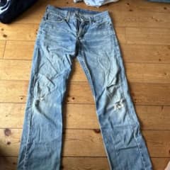 Levi's 513 デニムパンツ W28 L32 ダメージジーンズのサムネイル