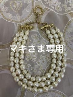 パールネックレス3連のサムネイル