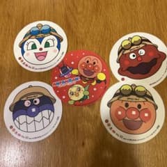 アンパンマン すかいらーくグループ コースター 5枚セットAnpanmanのサムネイル