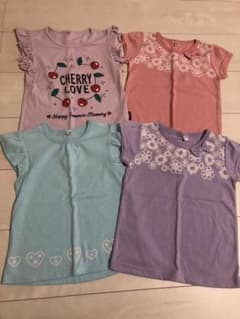 女の子 Tシャツ　セット売り　まとめ売り　新品　110のサムネイル