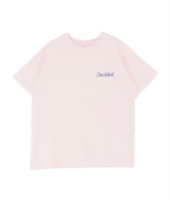 【ungrid】カラーエンブロイダリーTee　ピンク　半袖　Tシャツのサムネイル