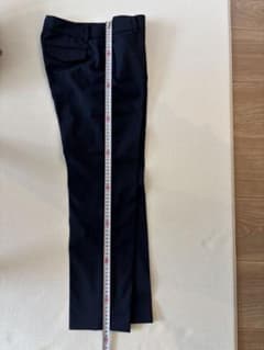 美品　INDIVI ネイビー スーツパンツ　38のサムネイル