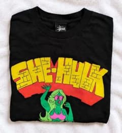 希少　Stüssy MARVEL SHE-HULK　シーハルク　アメコミ