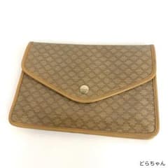 CELINE 셀린느 클러치 백 가방 세컨드 마카담 브라운