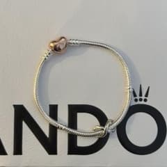 Pandora Heart Snake Bracelet18cm＋チャーム - メルカリ
