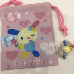 ウサハナセット　ミニ巾着　サンリオマスコットグミのサムネイル