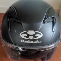 OGKKABUTOジェットヘルメット つや消しブラックM中古 - メルカリ