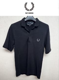 RAF SIMONS FRED PERRY ポロシャツ ブラック S - メルカリ