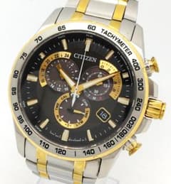シチズン 腕時計 クロノグラフ メンズ ソーラー電池 中古品 (48095 