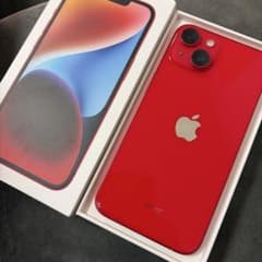 Apple iPhone 14(PRODUCT)RED 본체 상자 첨부