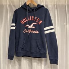 Hollister ネイビー フード付きパーカーのサムネイル