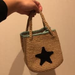 ハンドメイド かごバッグのサムネイル