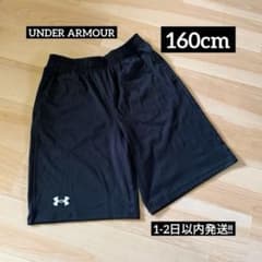 UNDER ARMOUR 160cm ハーフパンツ ブラック 着用回数少なめ!