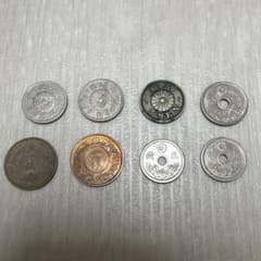 古銭 8枚まとめのサムネイル