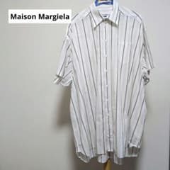 Maison Margiela ストライプ 半袖オーバーシャツ XS - メルカリ