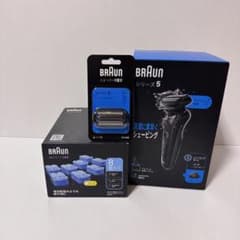 未開封 BRAUN シリーズ5 52-N7200cc 替え刃　洗浄液　3点セット 未開封 BRAUN シリーズ5 52-N7200cc 替え刃 洗浄液 3点セット - メルカリ