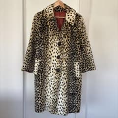 60s フェイクファー コート 豹柄 ヴィンテージ 70s kodiak - メルカリ