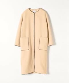 SHIPS any Collarless Piping Long Coat